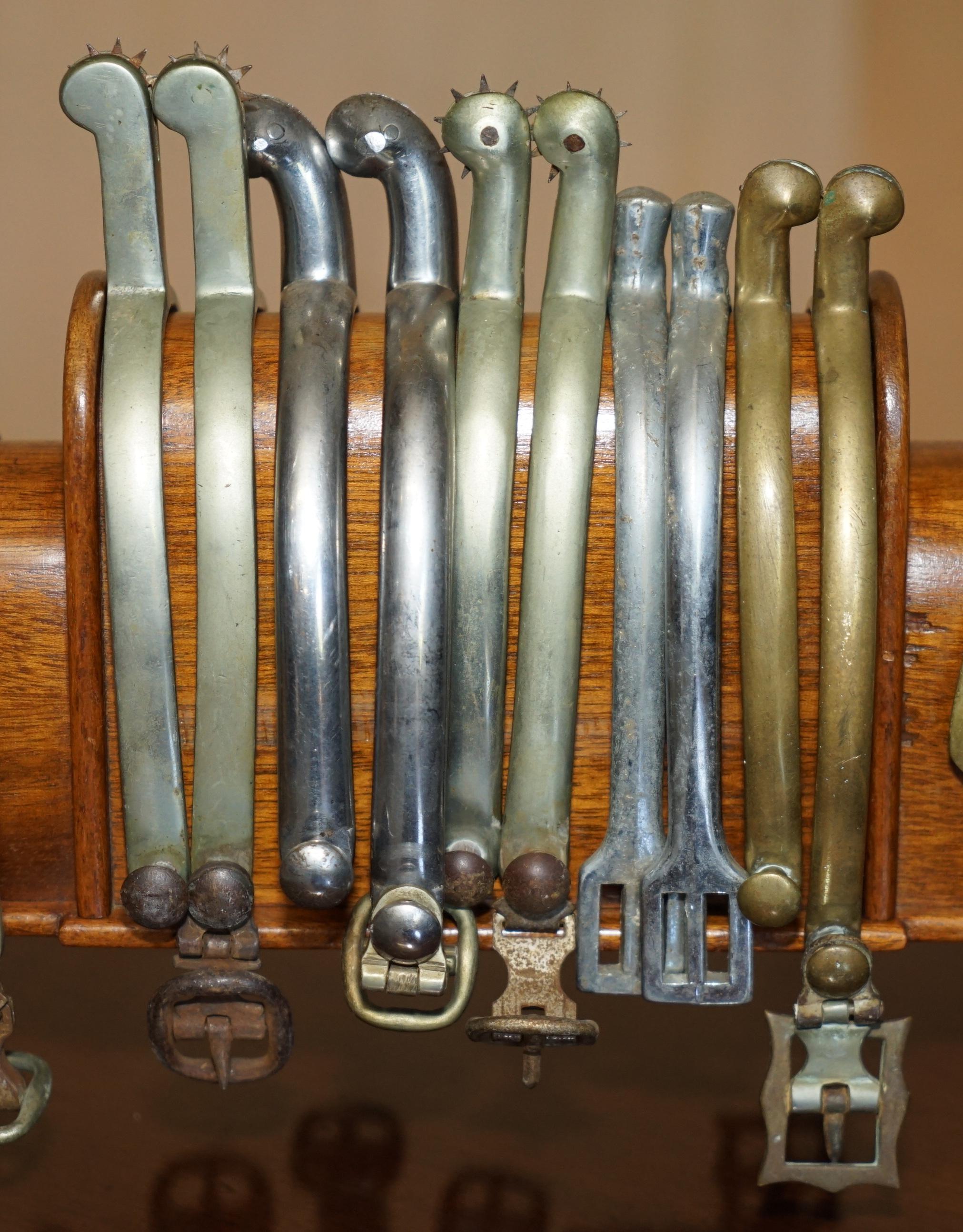 ANTICO ARMATO BRITANNICO CAVALIERE MARTINGALE A CAVALLETTO E STIRUP in vendita 5