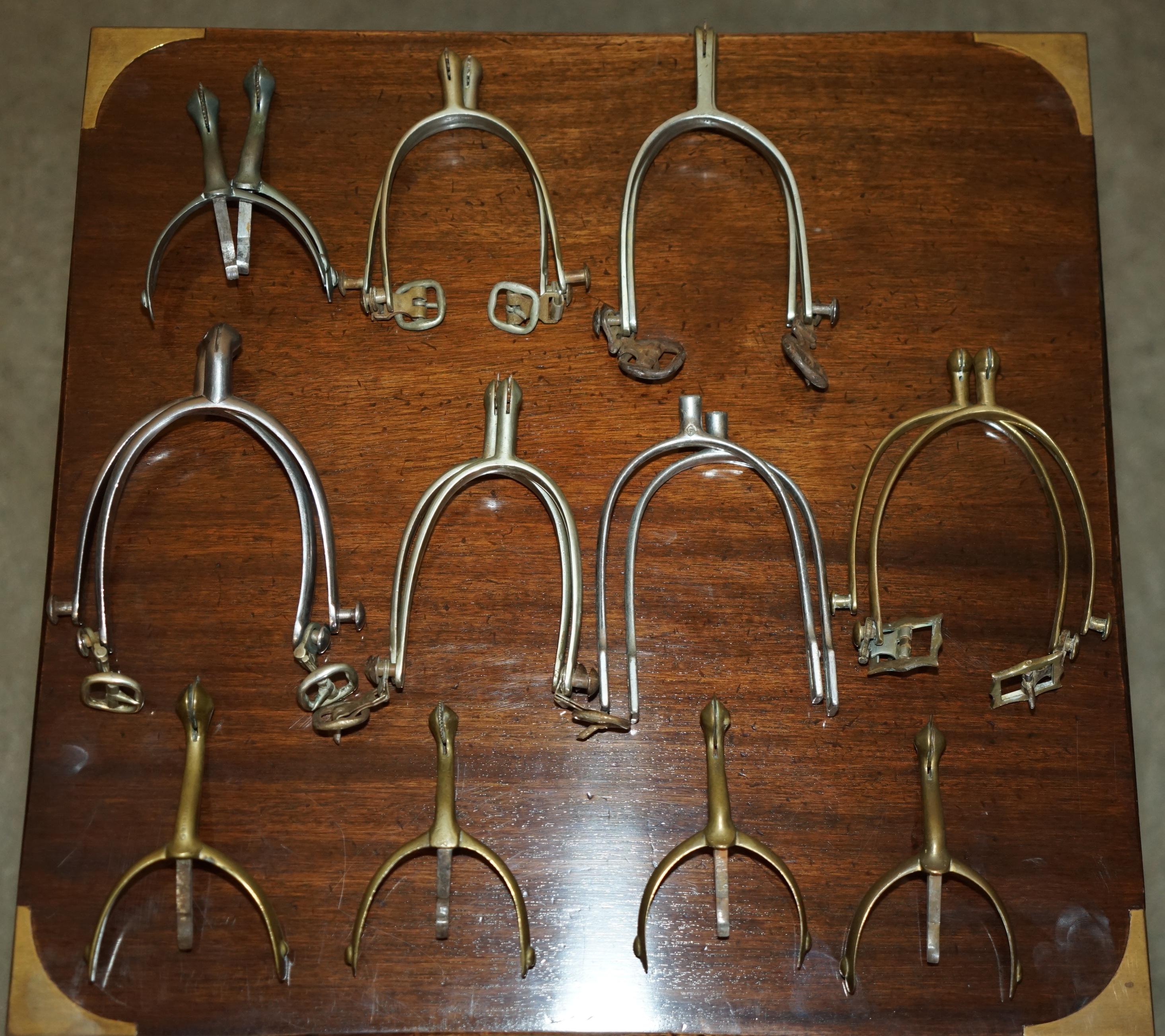 ANTICO ARMATO BRITANNICO CAVALIERE MARTINGALE A CAVALLETTO E STIRUP in vendita 6