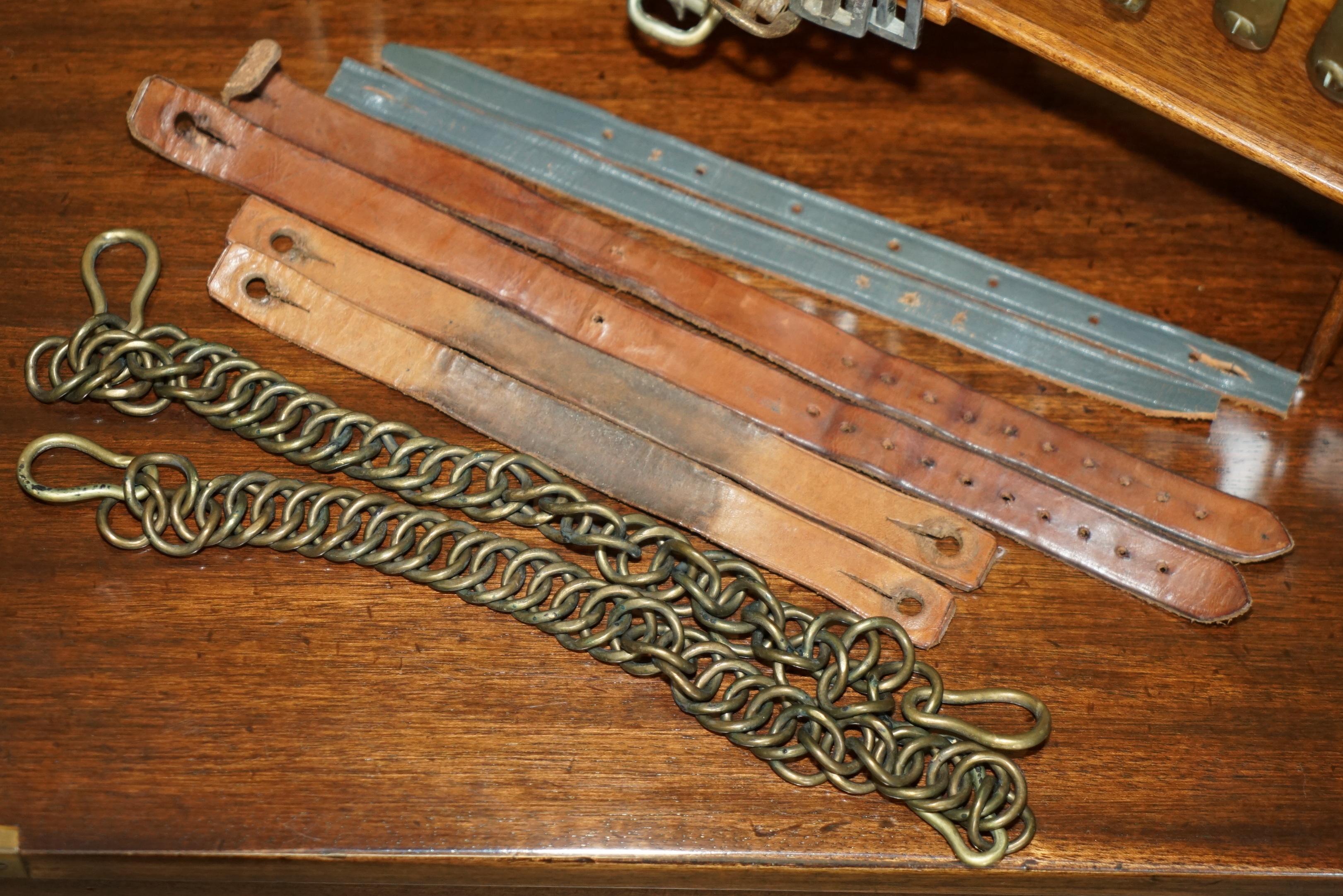 ANTICO ARMATO BRITANNICO CAVALIERE MARTINGALE A CAVALLETTO E STIRUP in vendita 11