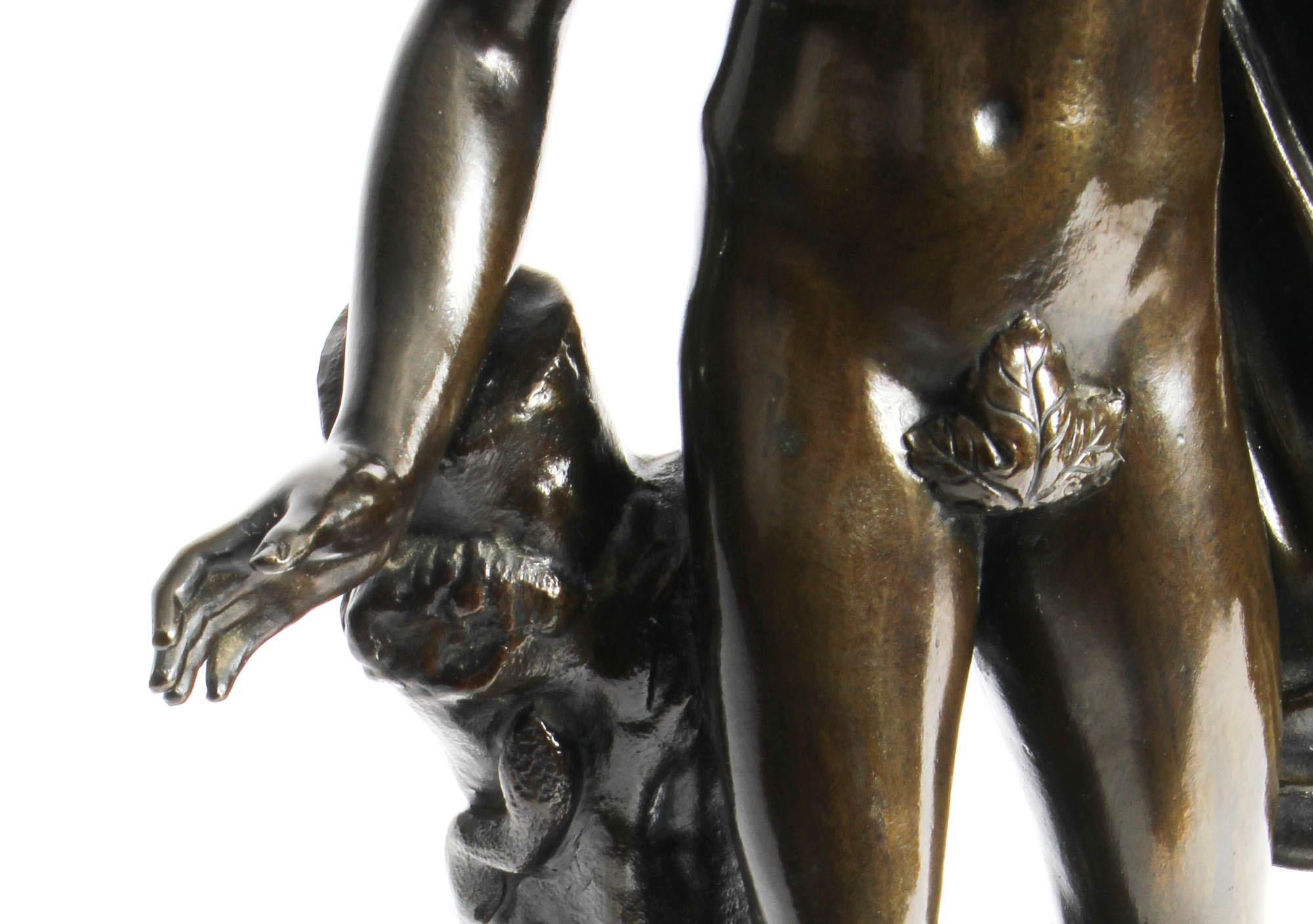 bronze apollo statue