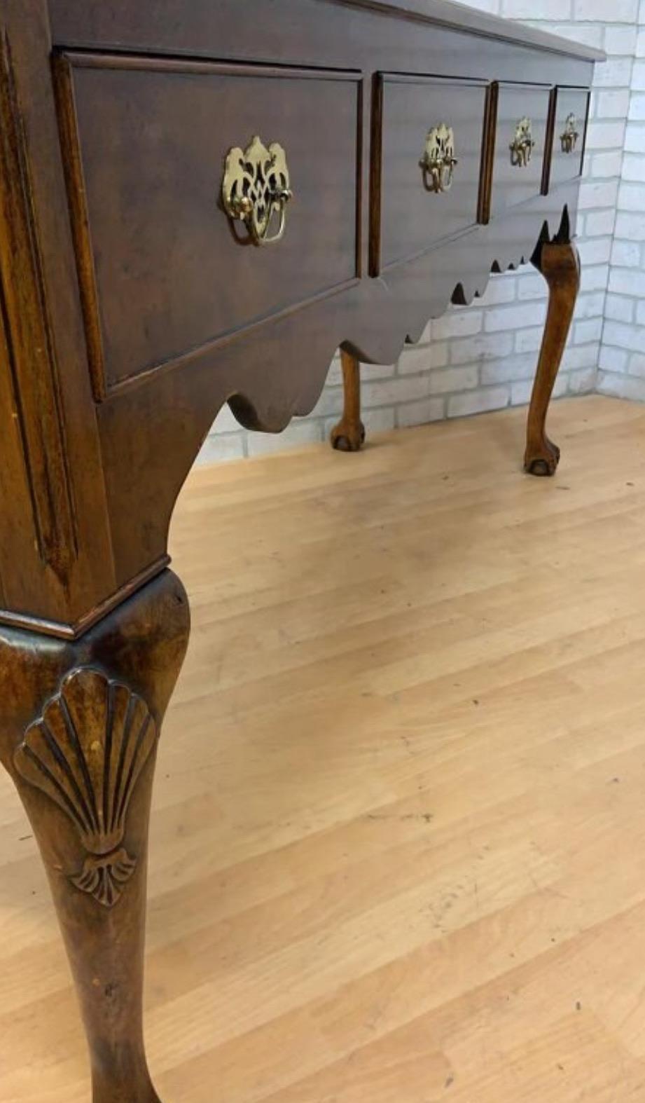 Antique Victorian Burlwood Sideboard For Sale 2