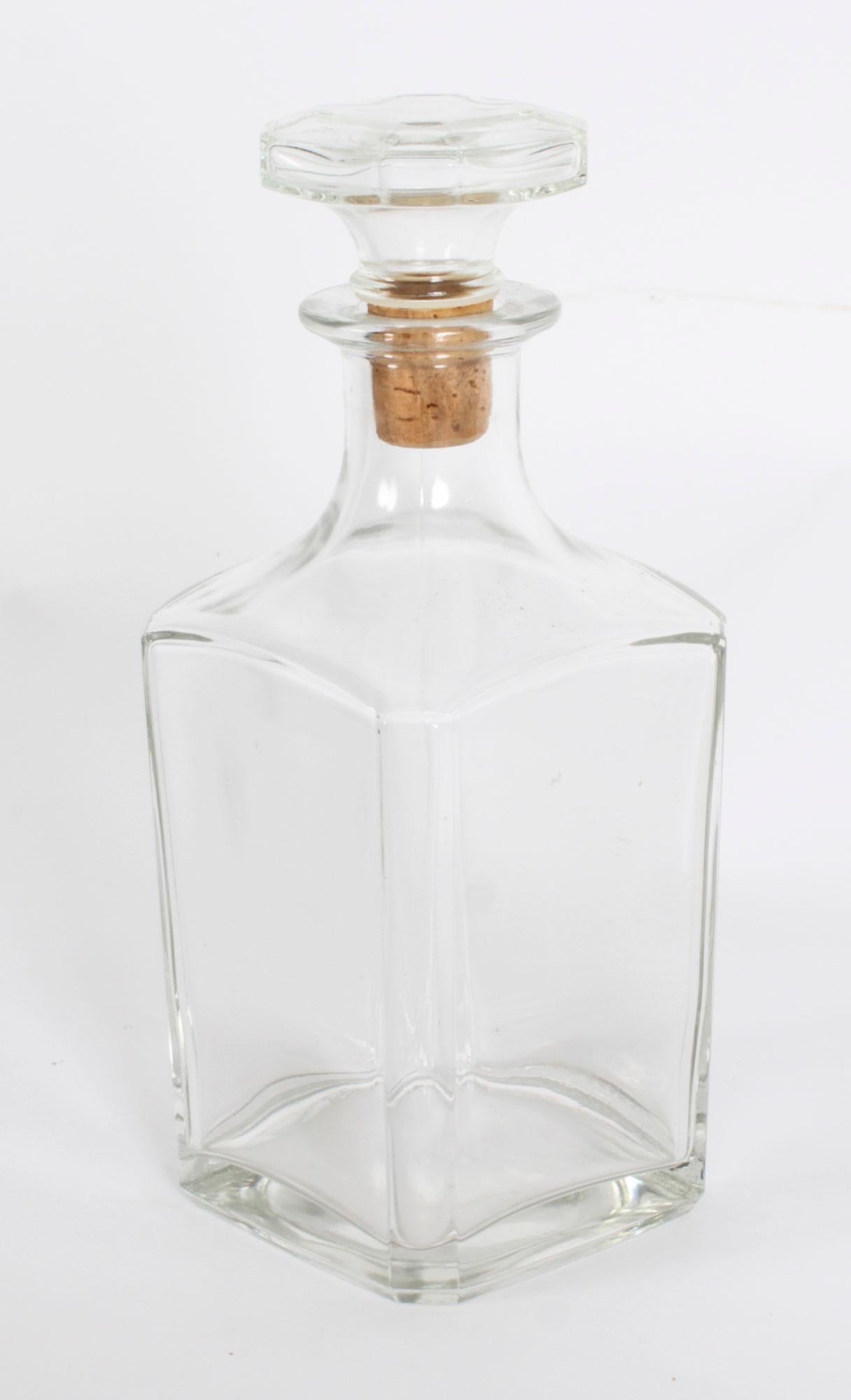 Antique Victorian Burr Walnut 4 Bottle Crystal Decanter Tantalus 19th Century In Good Condition In London, GB