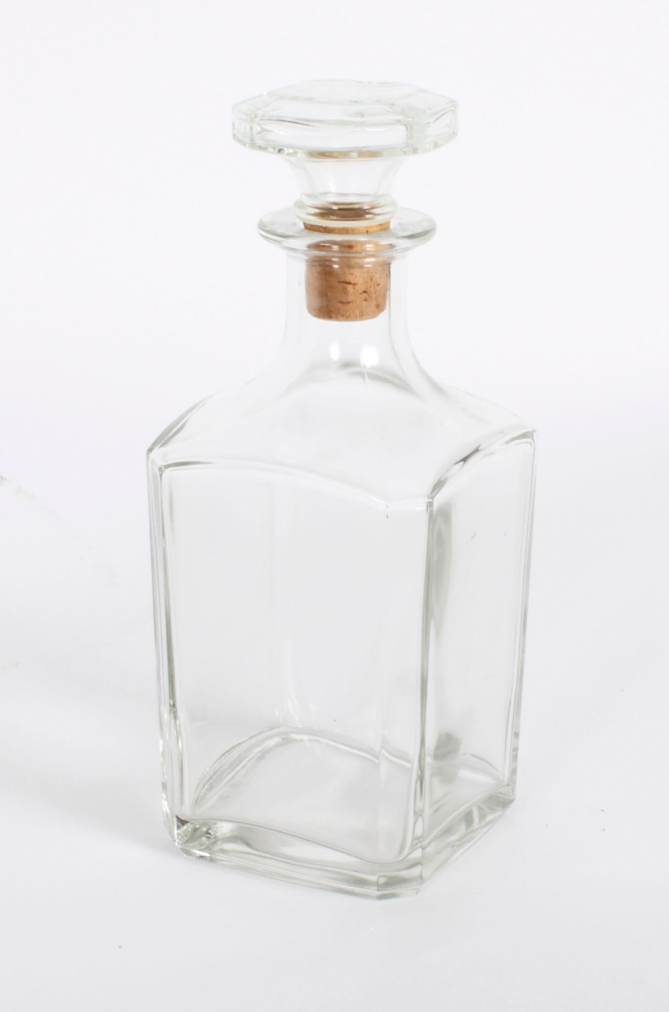 Late 19th Century Antique Victorian Burr Walnut 4 Bottle Crystal Decanter Tantalus 19th Century