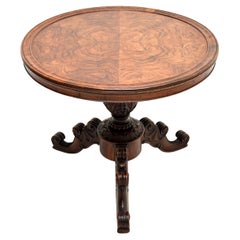 Antique Victorian Burr Walnut Occasional / Coffee Table
