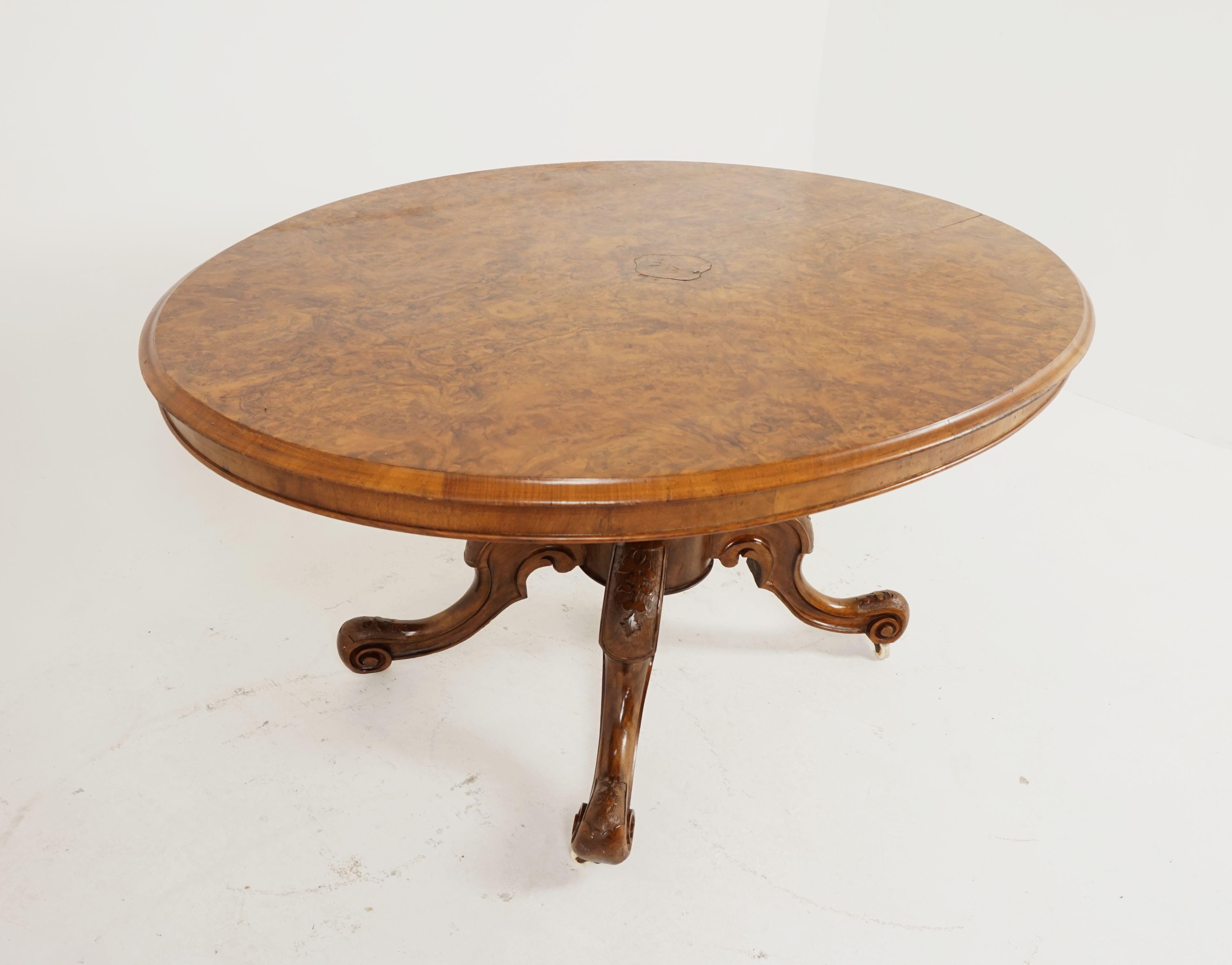 round victorian dining table