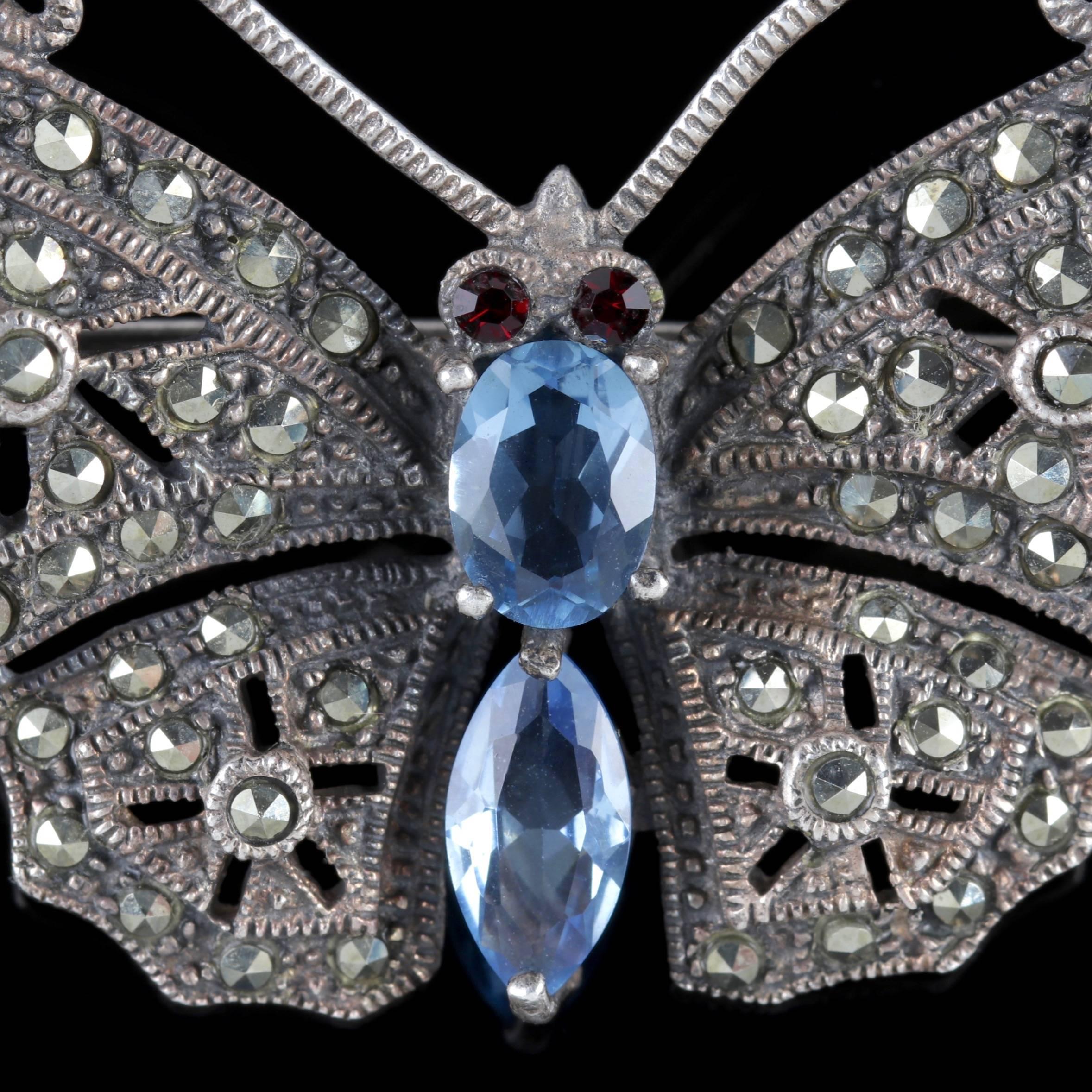 To read more please click continue reading below-

This wonderful antique Victorian Silver Butterfly brooch is Circa 1900. 

Butterfly or insect jewellery today is highly collectable and was a symbol of good luck to the wearer during the Victorian