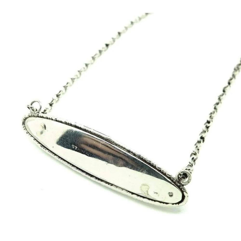 Antica collana vittoriana con ciondolo a forma di ala di farfalla in argento sterling in vendita 1