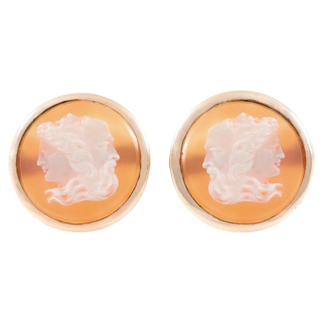 Gemelos camafeo antiguos victorianos