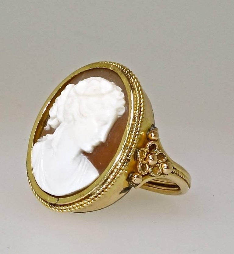 Antique Victorian Cameo Ring at 1stDibs