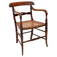 Antique Victorian Caned Beech Side Chair