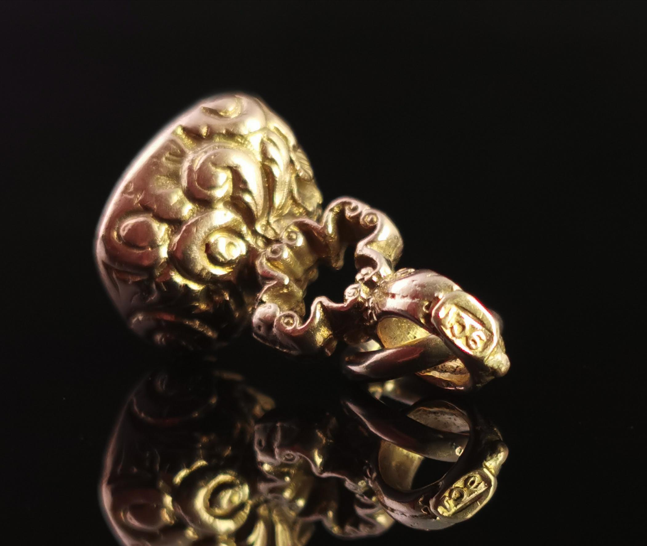 Antique Victorian Carnelian Seal Fob, 9 Karat Yellow Gold, Roman Soldier 1
