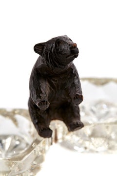 Antique Victorian Carved Black Forest Bear