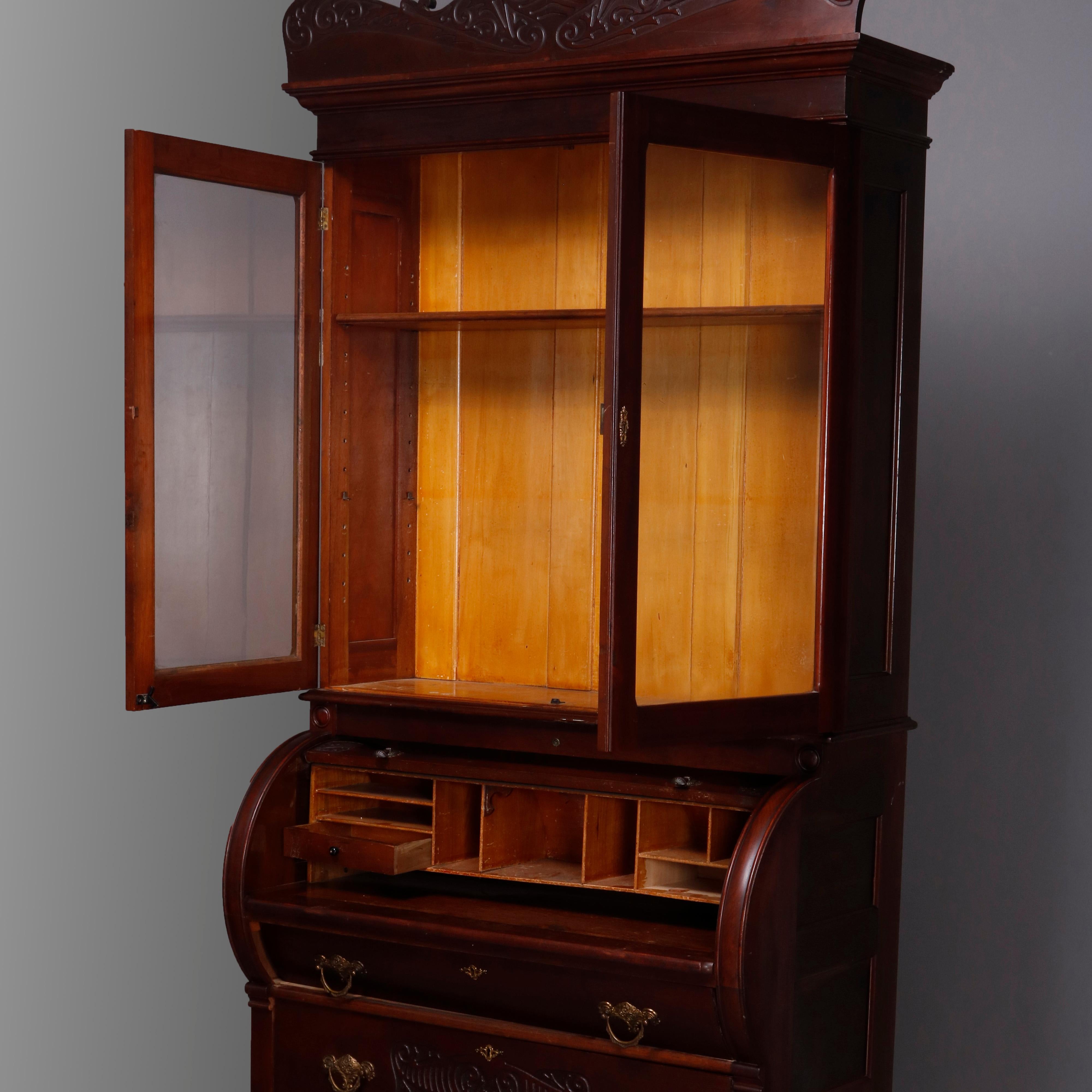 antique victorian secretary desk