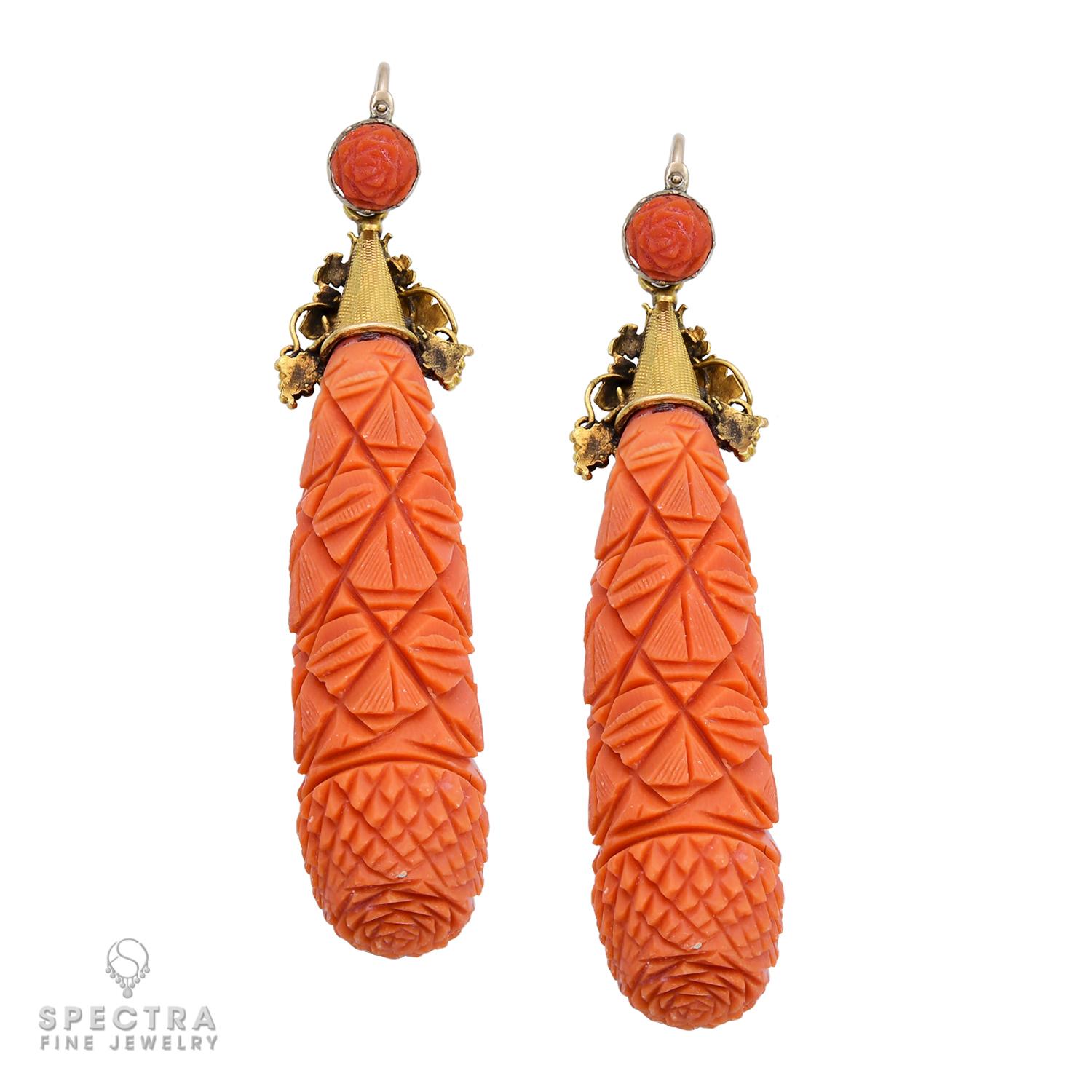 Coral jewelry, with a long history that dates back to Ancient Egypt and Ancient Rome, was especially popular during the Victorian era (1837-1901) for its curative and protective powers. The Romans believed in the good luck of coral, as well as in