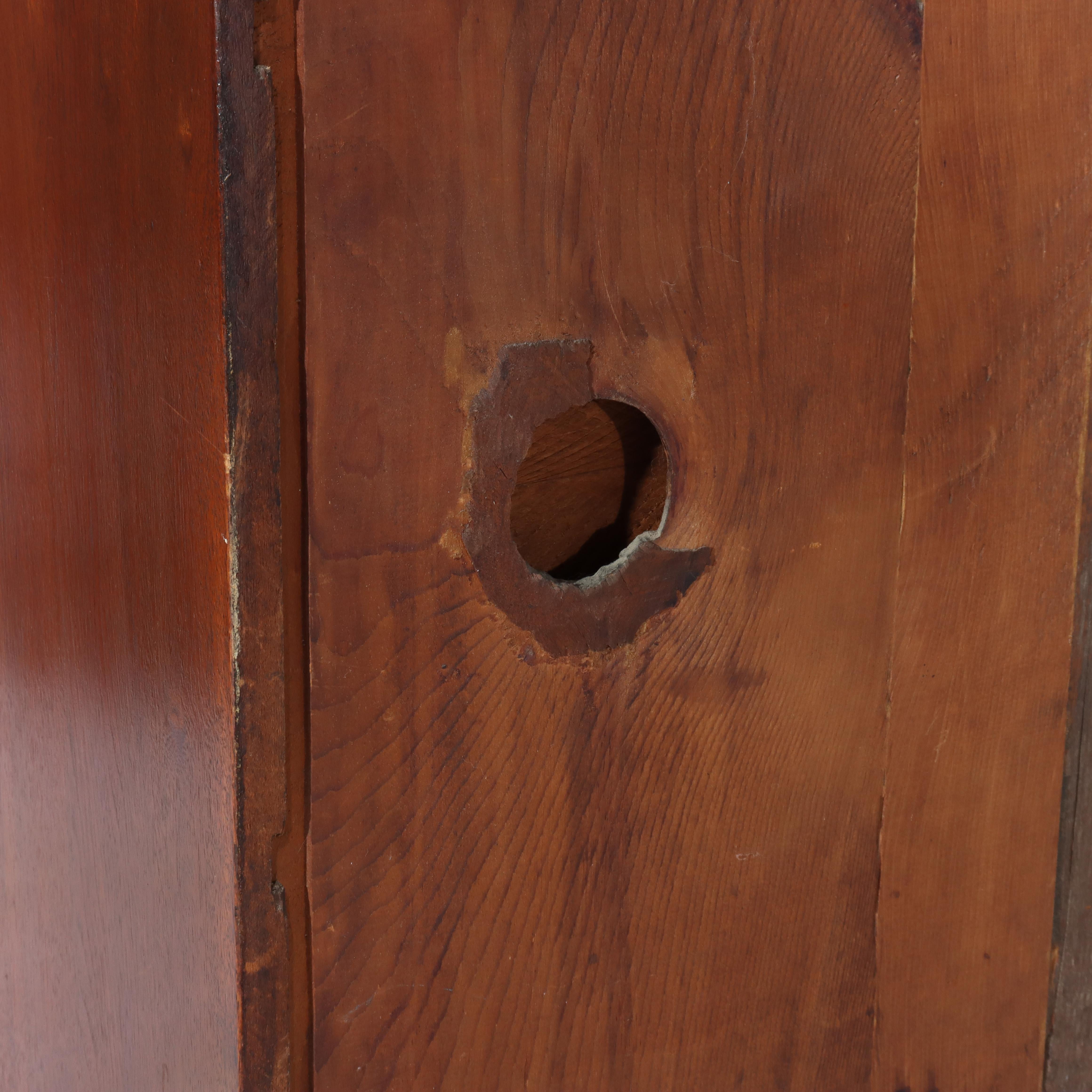 Antike viktorianische geschnitzt Flamme Mahagoni fünf Schublade Brust C1880 im Angebot 10