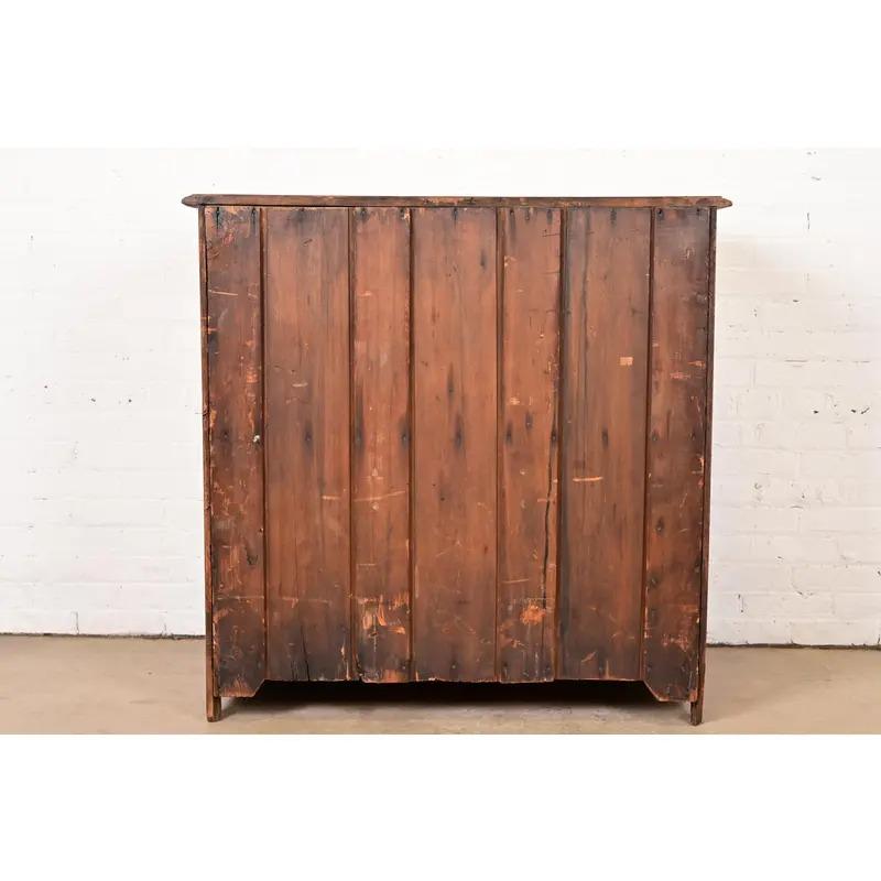 Antike viktorianische Kommode oder Schubladenkommode aus geschnitzter Eiche, um 1890 im Angebot 5