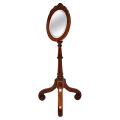 Antique Victorian Carved Shaving Mirror