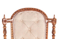 Antique Victorian Carved Walnut Chair