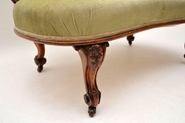 Antique Victorian Carved Walnut Loveseat Settee at 1stDibs antique