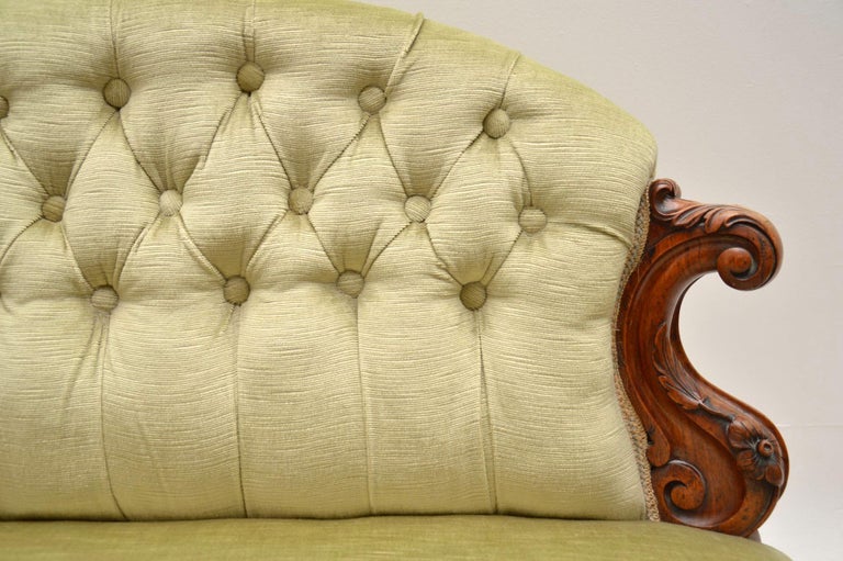 Antique Victorian Carved Walnut Loveseat Settee at 1stDibs antique