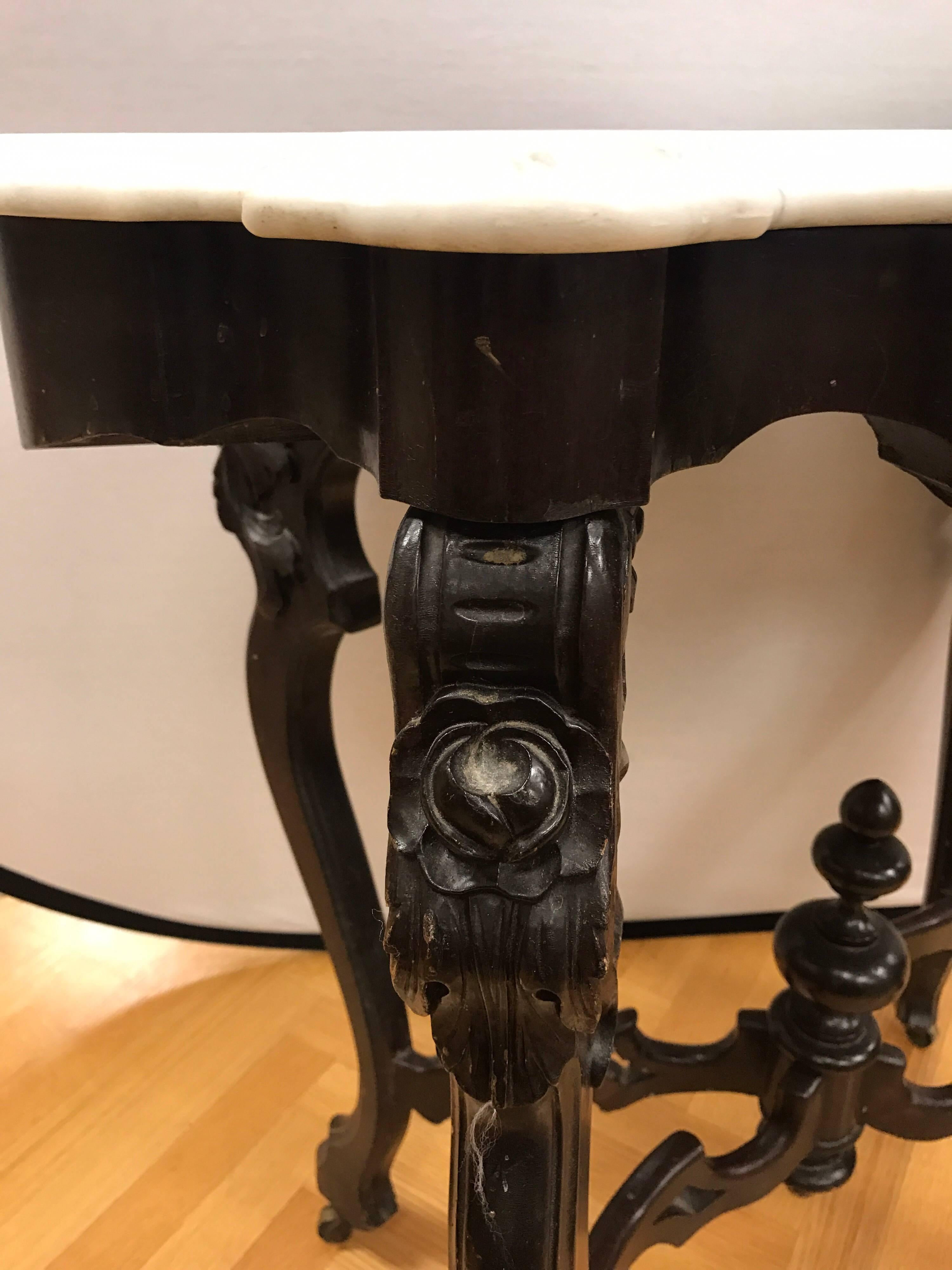 antique foyer table