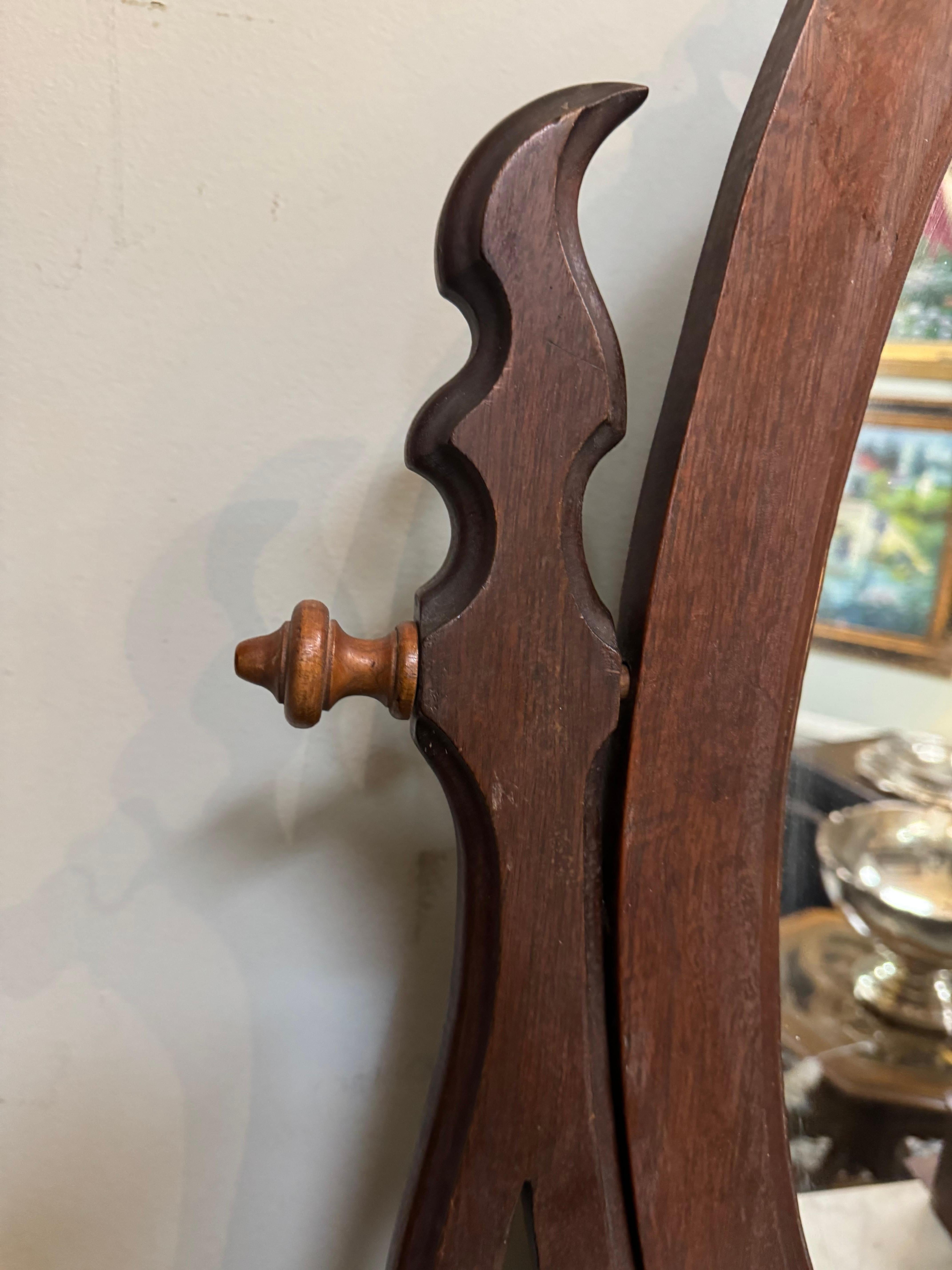 Antique Victorienne Commode à dessus de marbre sculpté en noyer avec Mirror, circa 1890 en vente 9