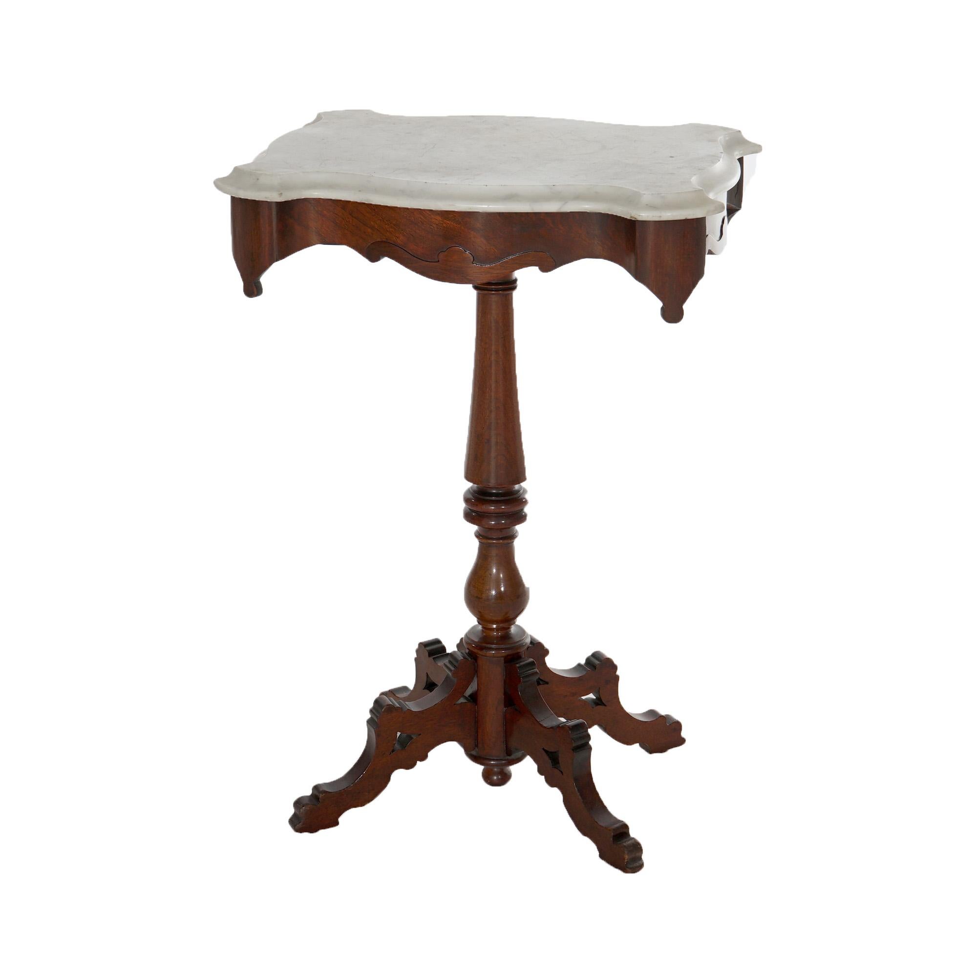 antique victorian marble top table