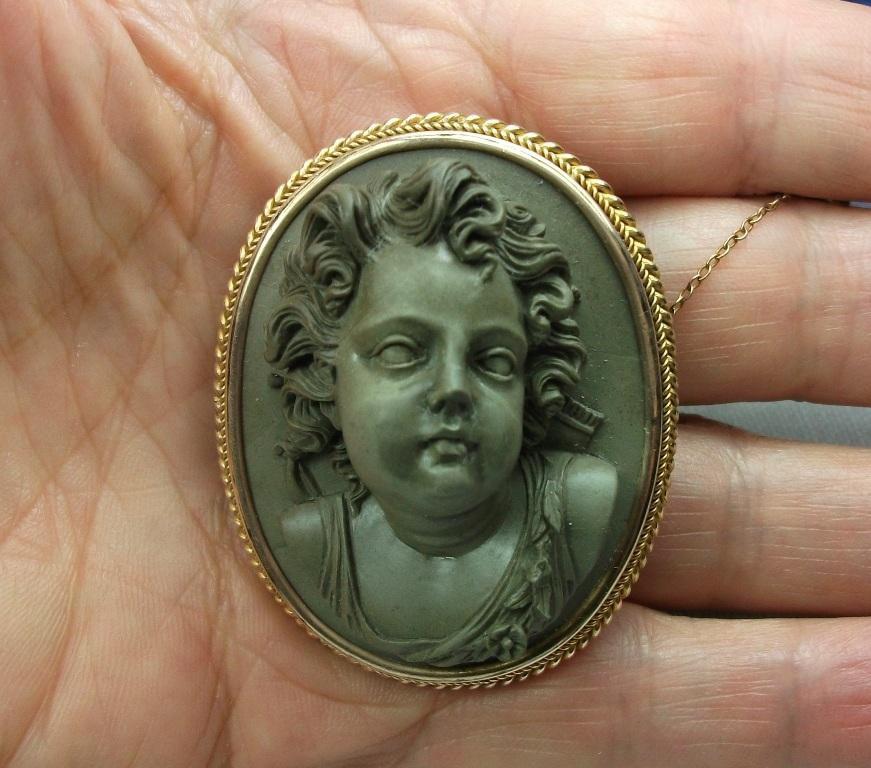 plastic cameo faces