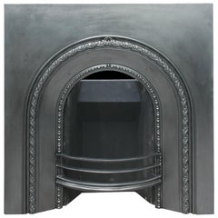 Antique Victorian Cast Iron Arched Fire Grate