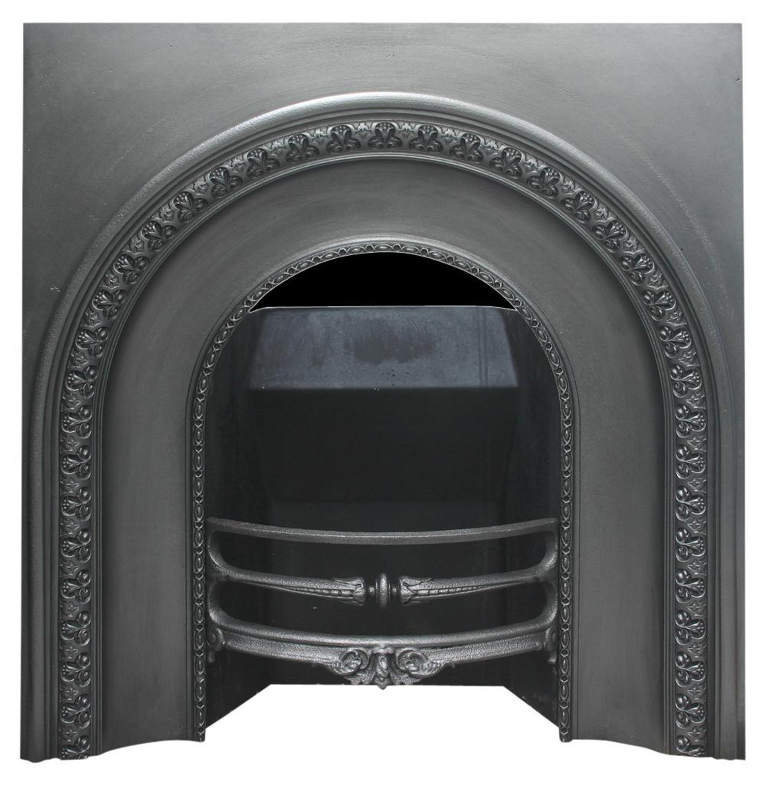 Antique Victorian Cast Iron Arched Fireplace Insert At 1stdibs