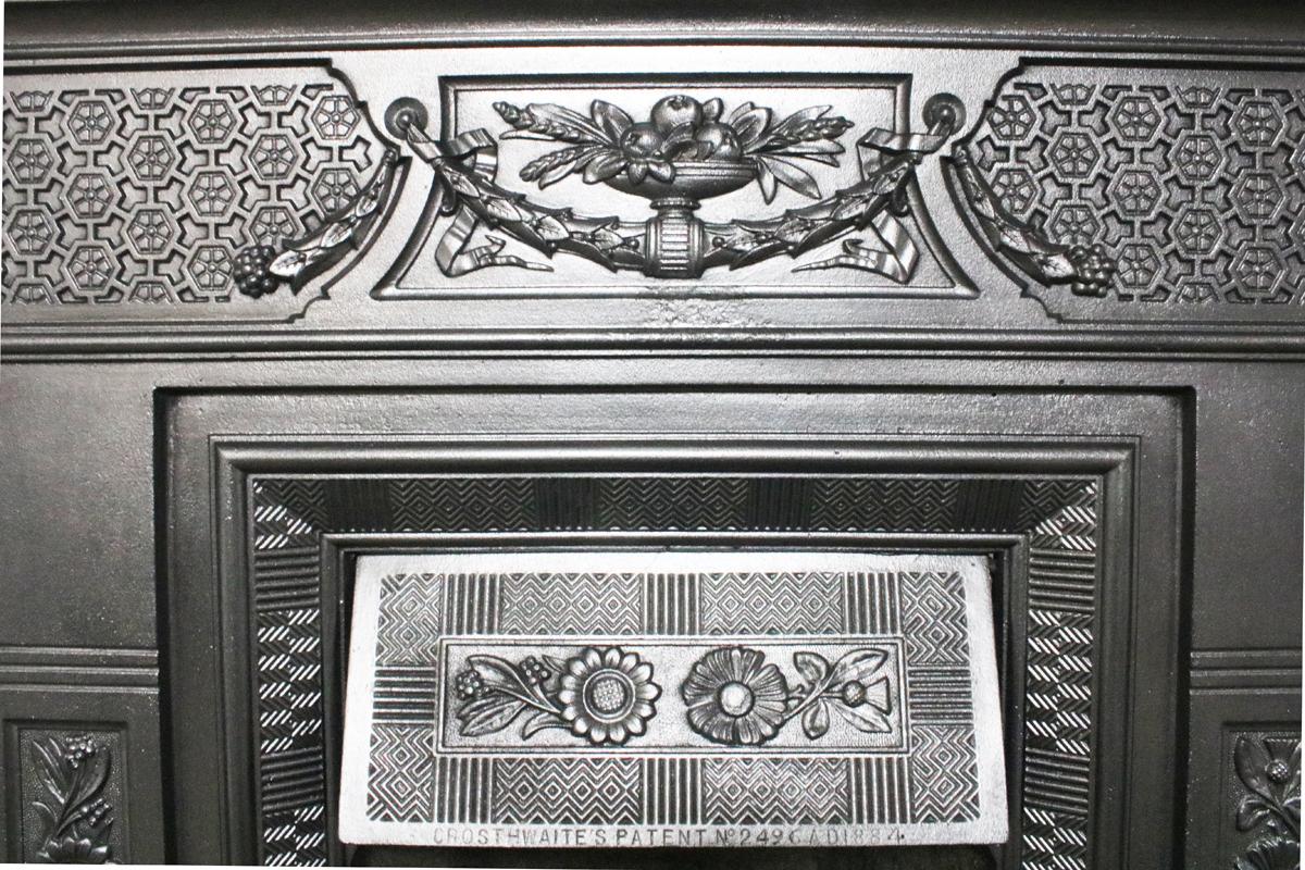 cast iron fireplace bedroom