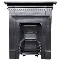 Vintage Victorian cast iron combination fireplace