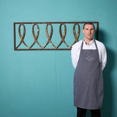 Antique Victorian Cast Iron Decorative Wall Panel