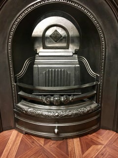 Antique Victorian Cast Iron Fireplace Insert