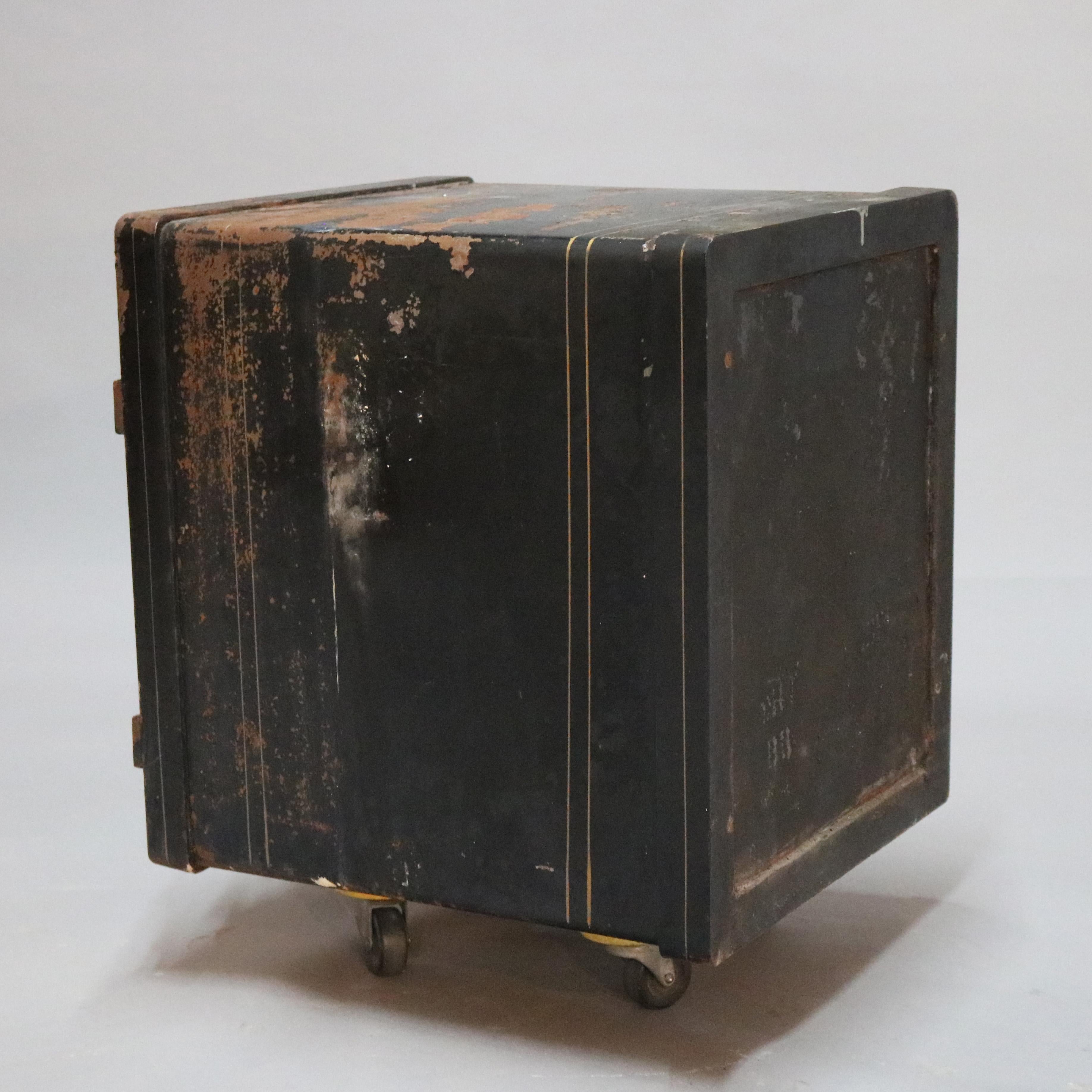 antique cast iron safe