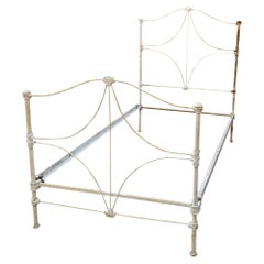 Used Victorian Cast Iron Twin Sized Bedframe