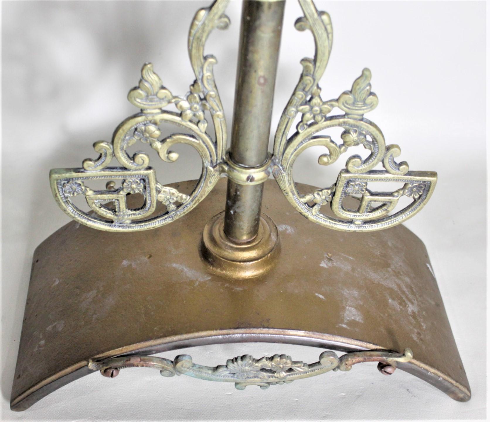 English Antique Victorian Solid Cast Brass Fish Bowl, Aquarium or Terrarium Stand