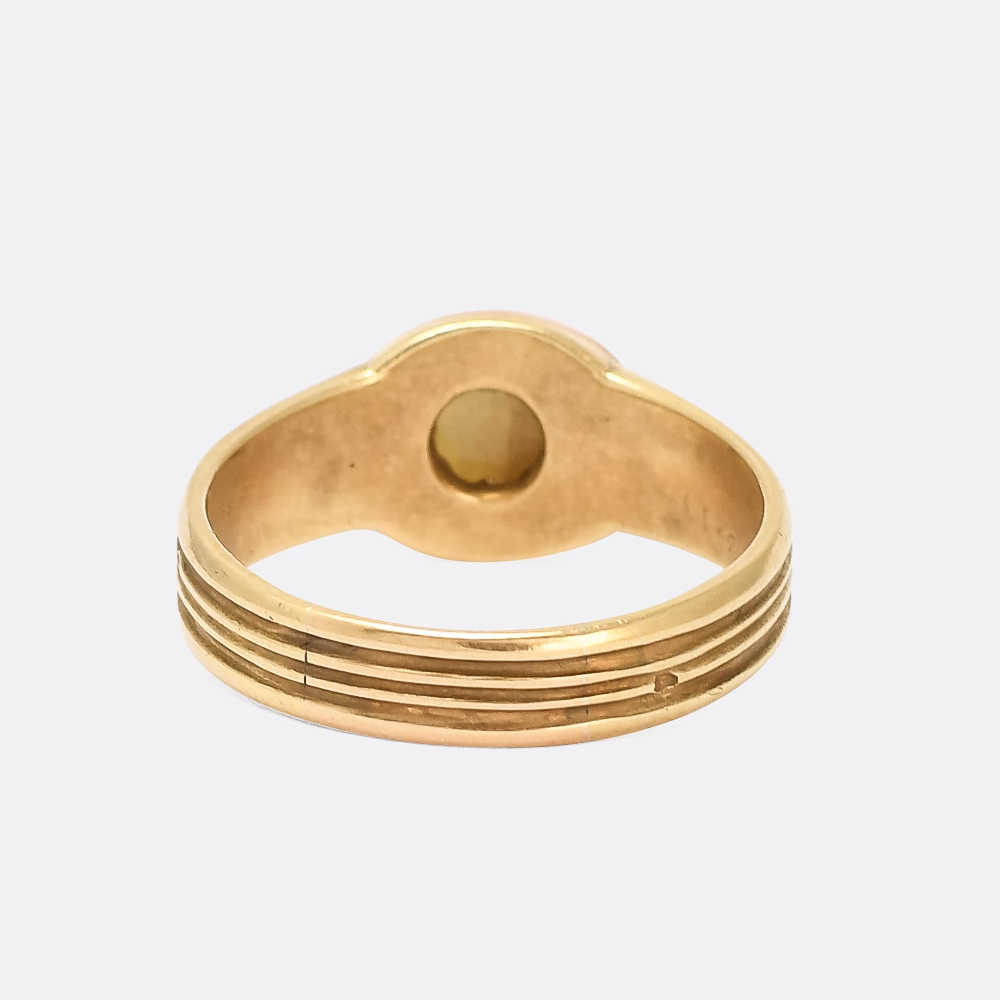 vintage cats eye ring