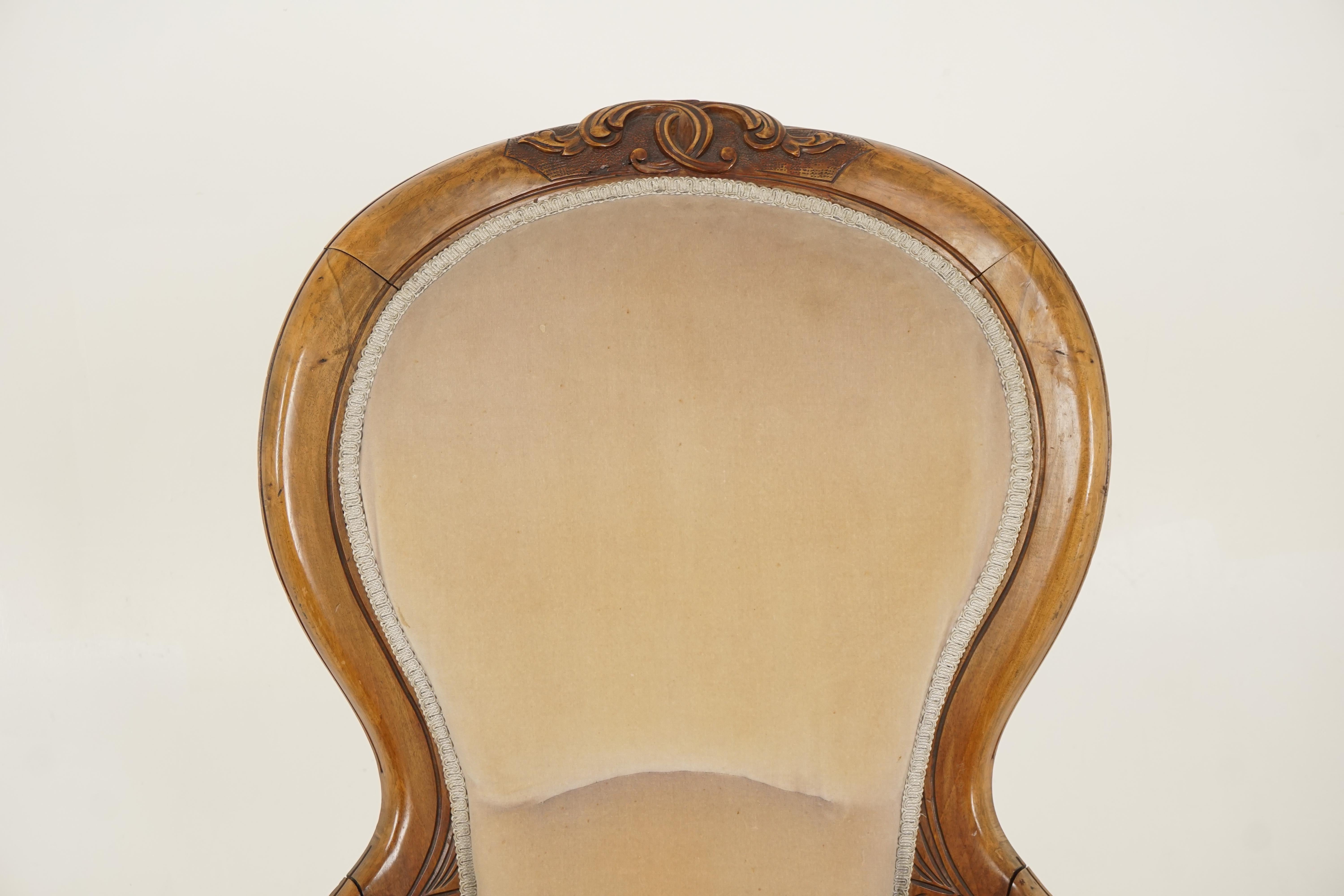 victorian parlour chair