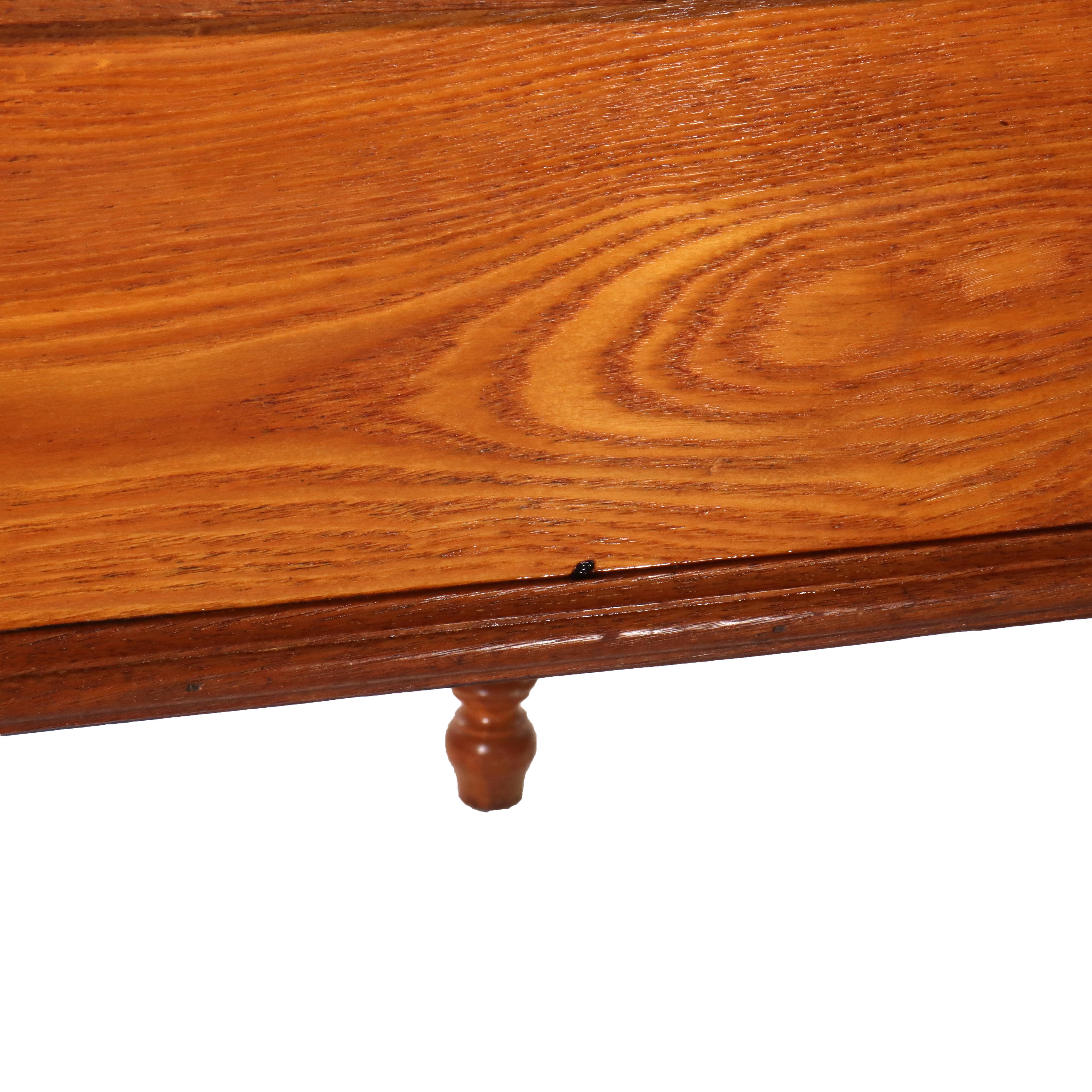 Ancien bureau victorien en châtaignier et noyer de style Plantation c1890 en vente 14