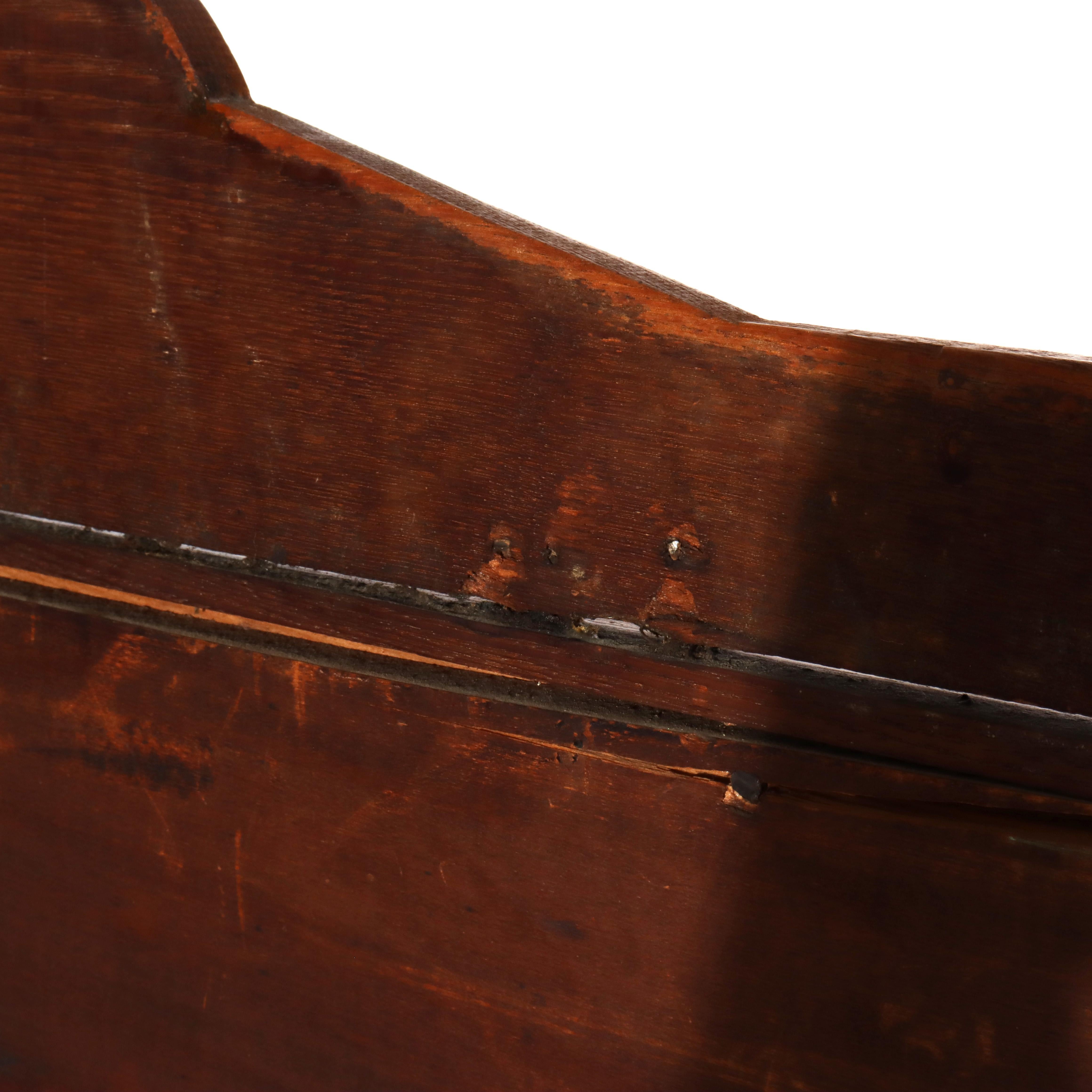 Ancien bureau victorien en châtaignier et noyer de style Plantation c1890 en vente 15