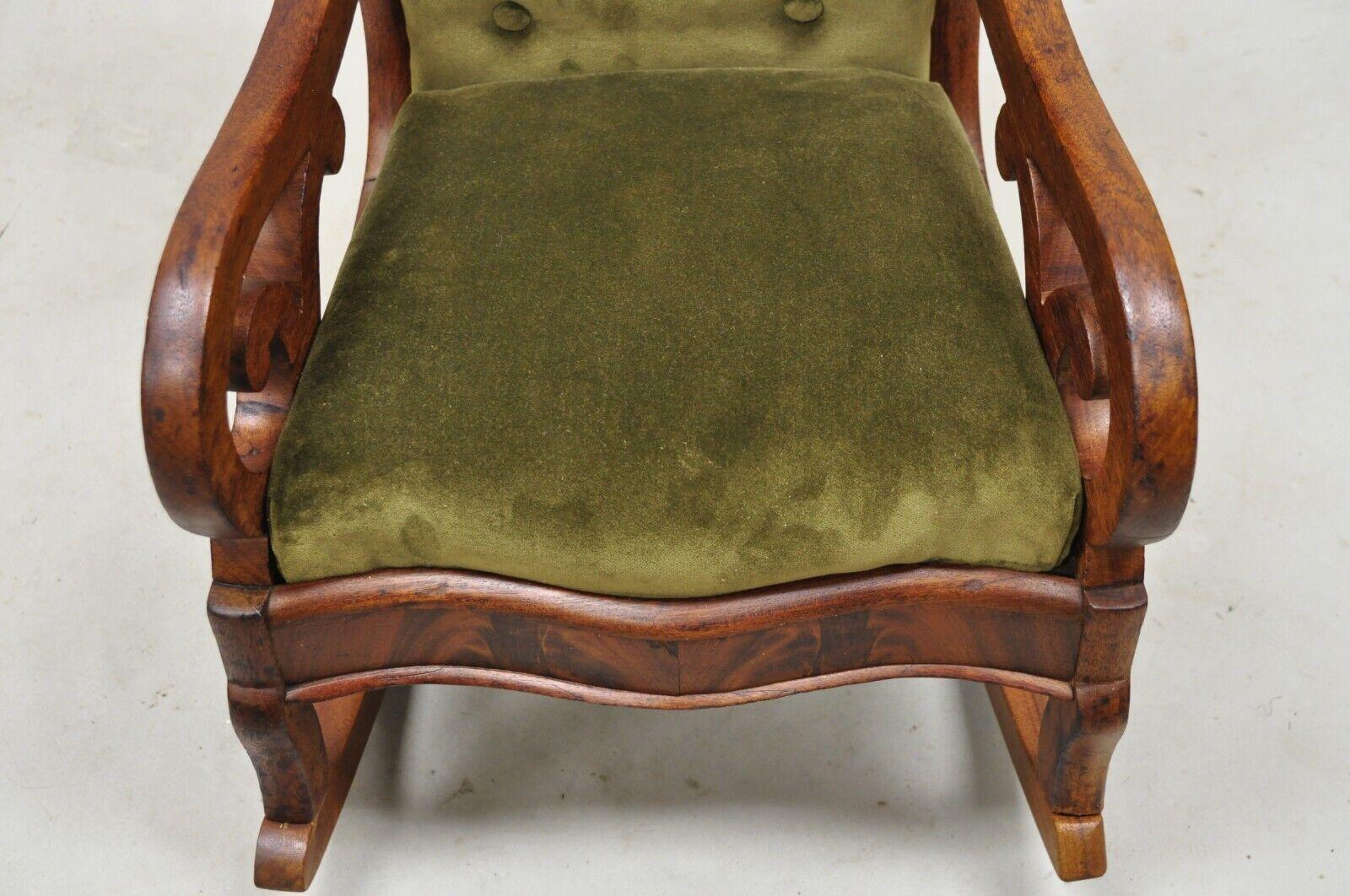 vintage victorian rocking chair