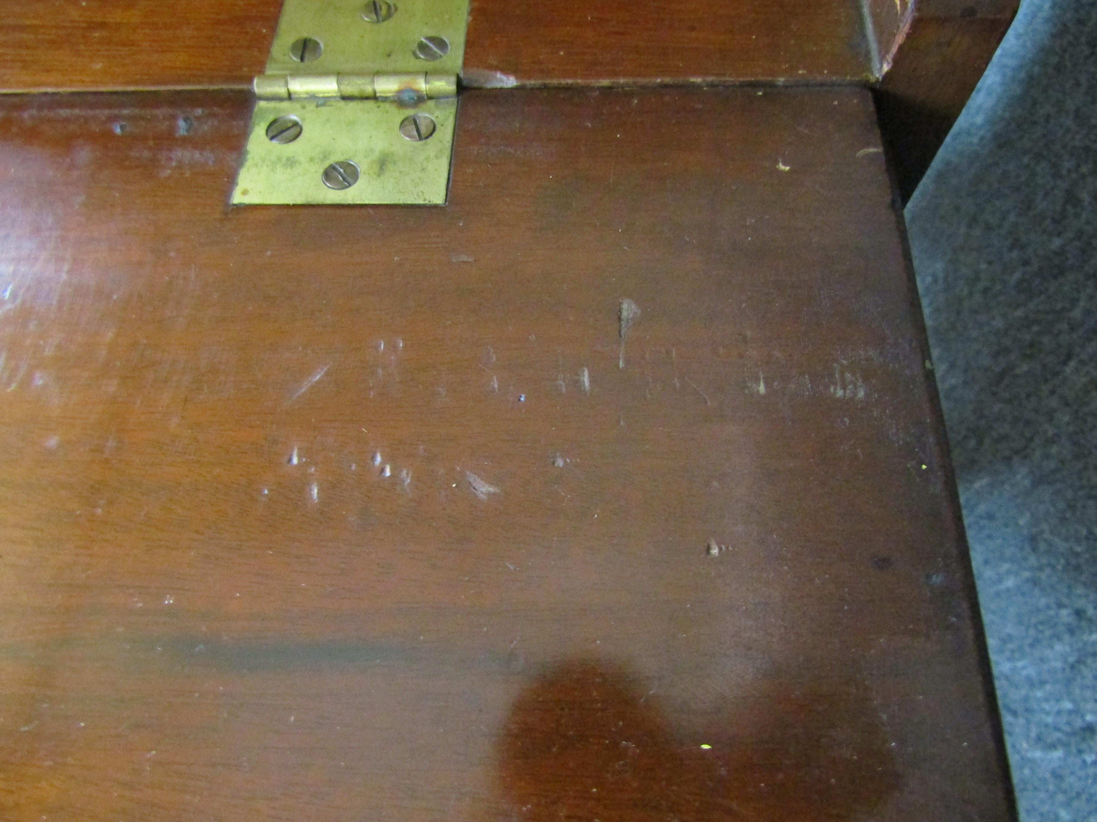 Antique Victorian Chippendale Mahogany Secretary Desk 8