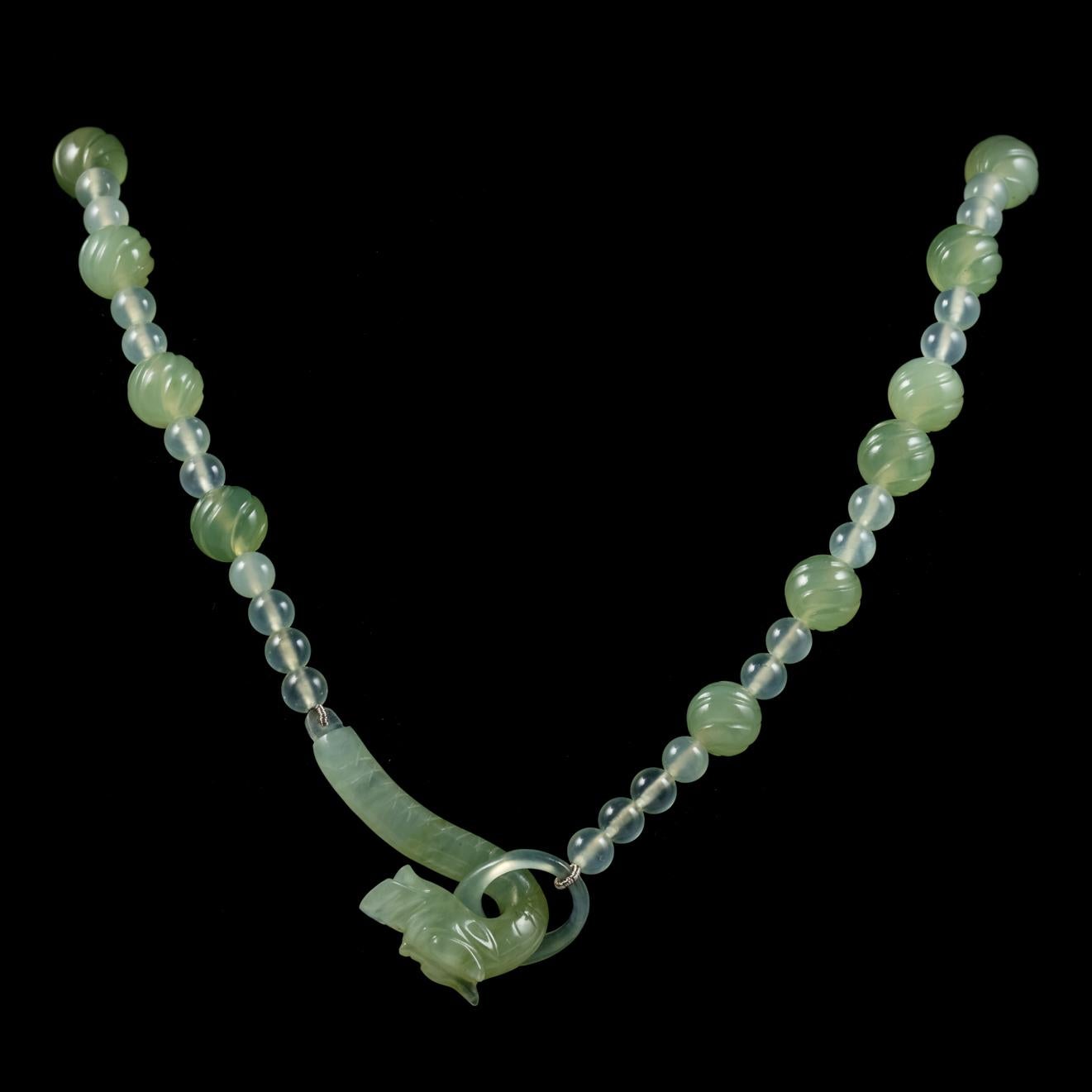 serpentine bead necklace