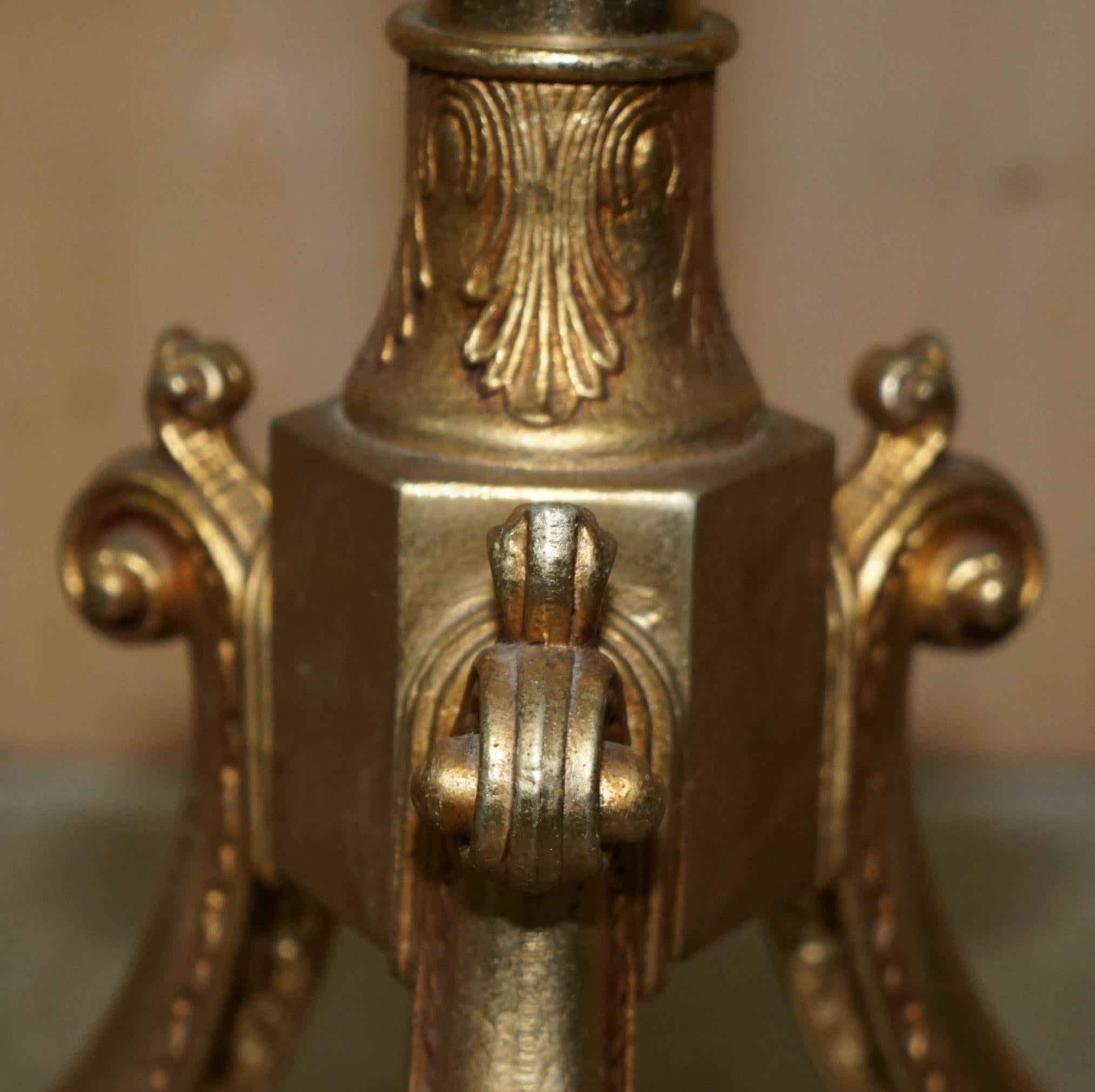 Antique Victorian circa 1880 Brass Coat Hat & Scarf Stand Rare Dolphin Cast Legs For Sale 1