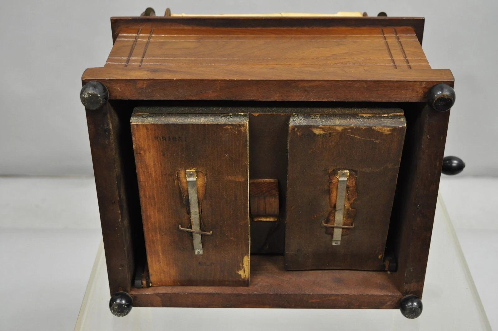Petite boîte à musique victorienne ancienne Clariona Merritt Gally 14 Reed Pipe Organette en vente 4