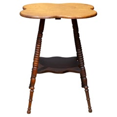 Antique Victorian Clover Top Parlor Table c.1890