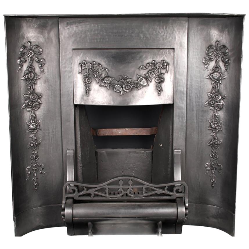 Antique Victorian Coalbrookdale Foundry Cast Iron Insert, English 19th Century For Sale