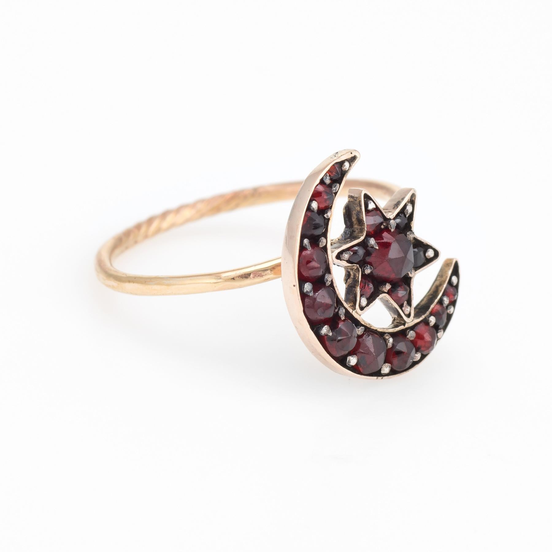 crescent and star ring