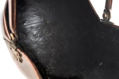 Antique Victorian Copper Helmet Coal Scuttle